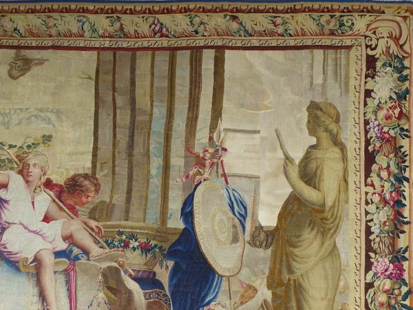 Tapisserie des Gobelins - Triomphe d’Alexandre Le Grand - Epoque: 17e - Dim:L469xH356